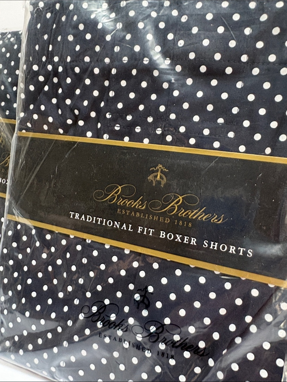 Brooks Brothers Traditional Fit Boxer Shorts-Set of 2/ NEW w-tags